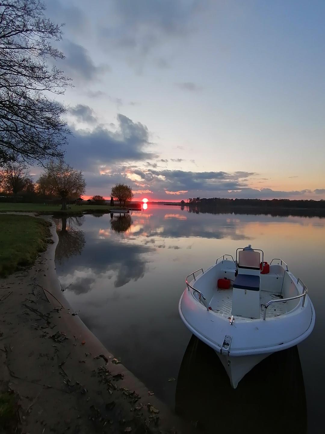 Sonnenuntergang am Neuendorfer See