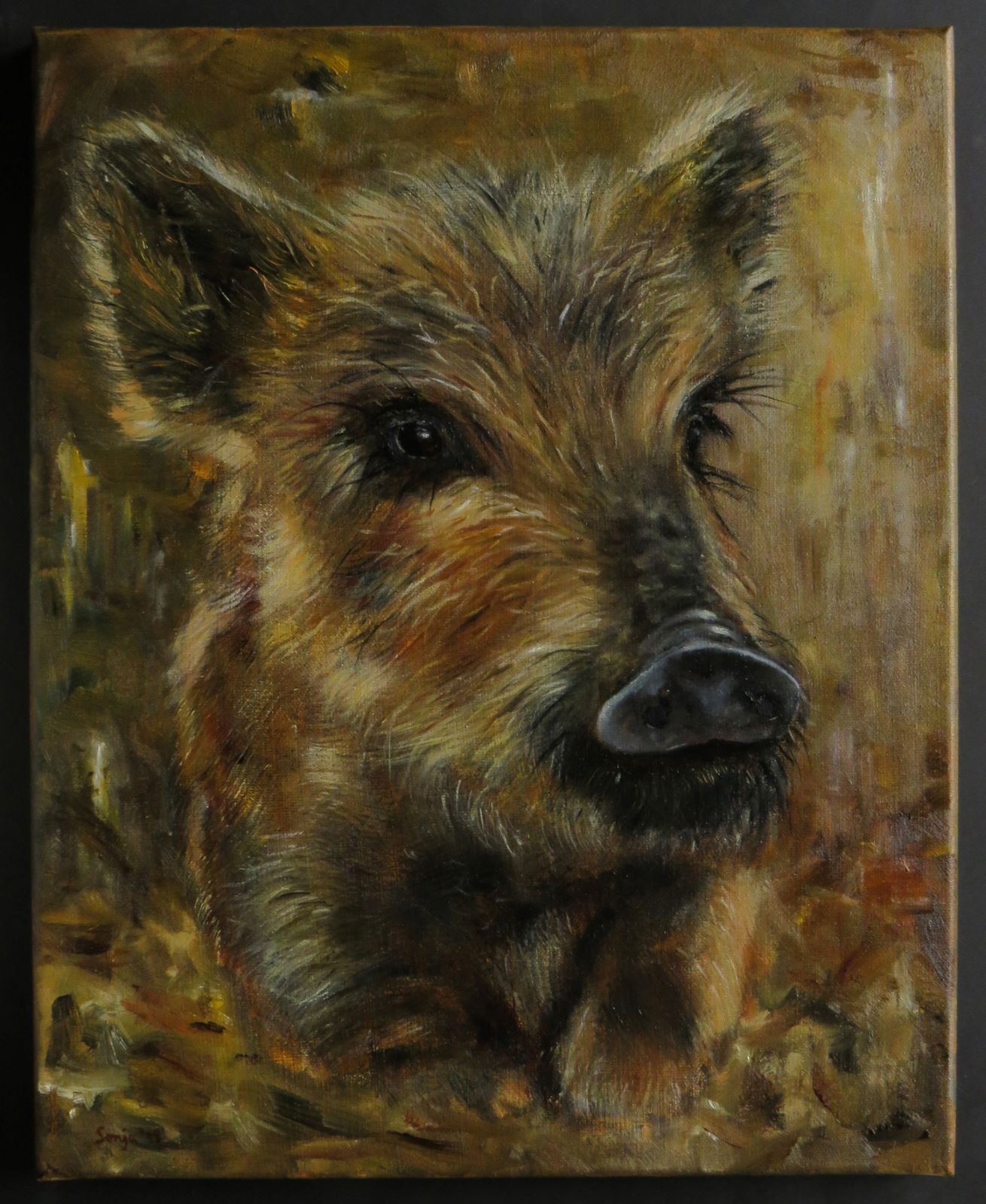 "Überläufer", Öl auf Leinwand, 40 x 50cm *