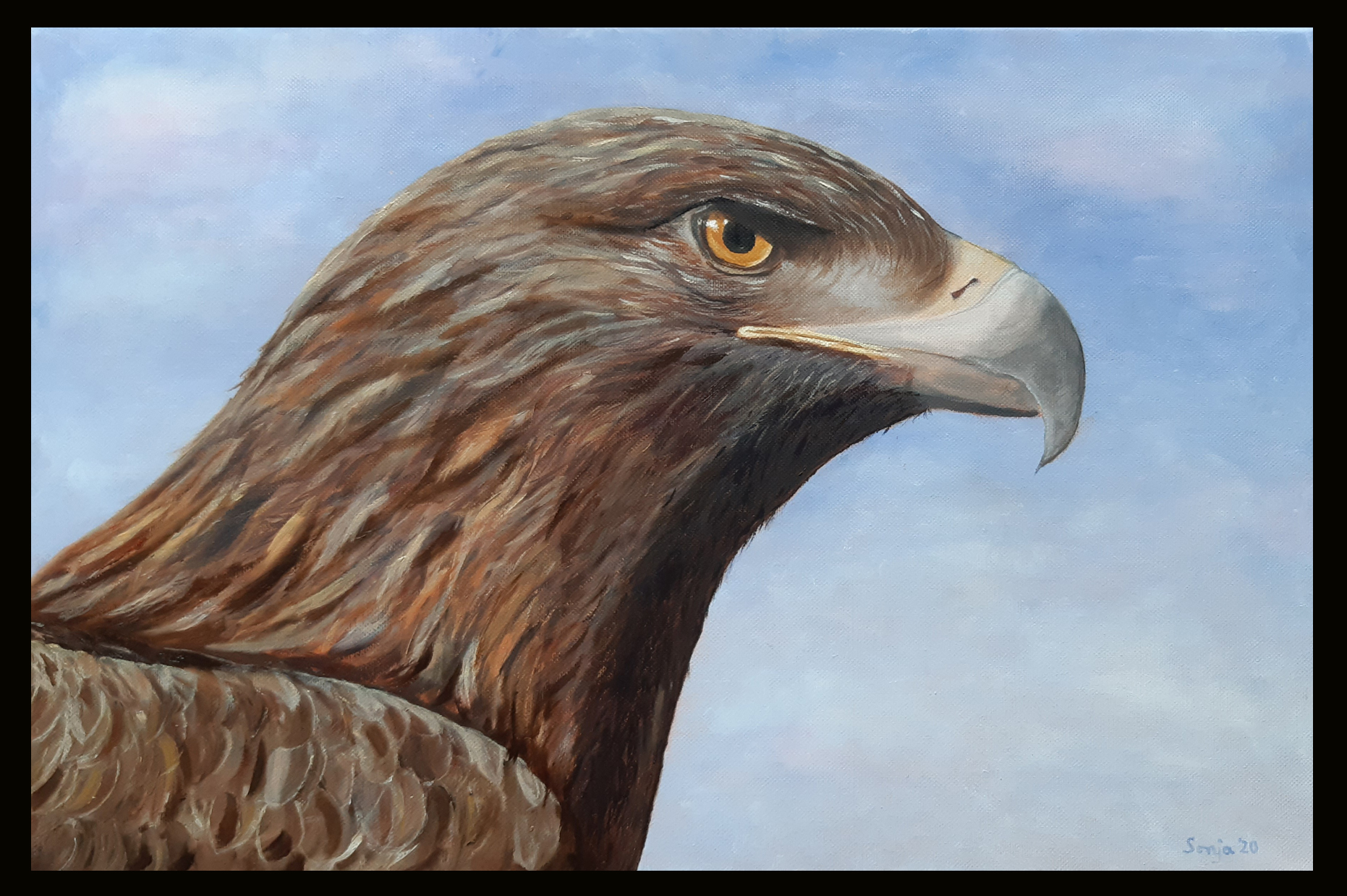 "König der Lüfte", Öl auf Leinwand, 40 x 60cm