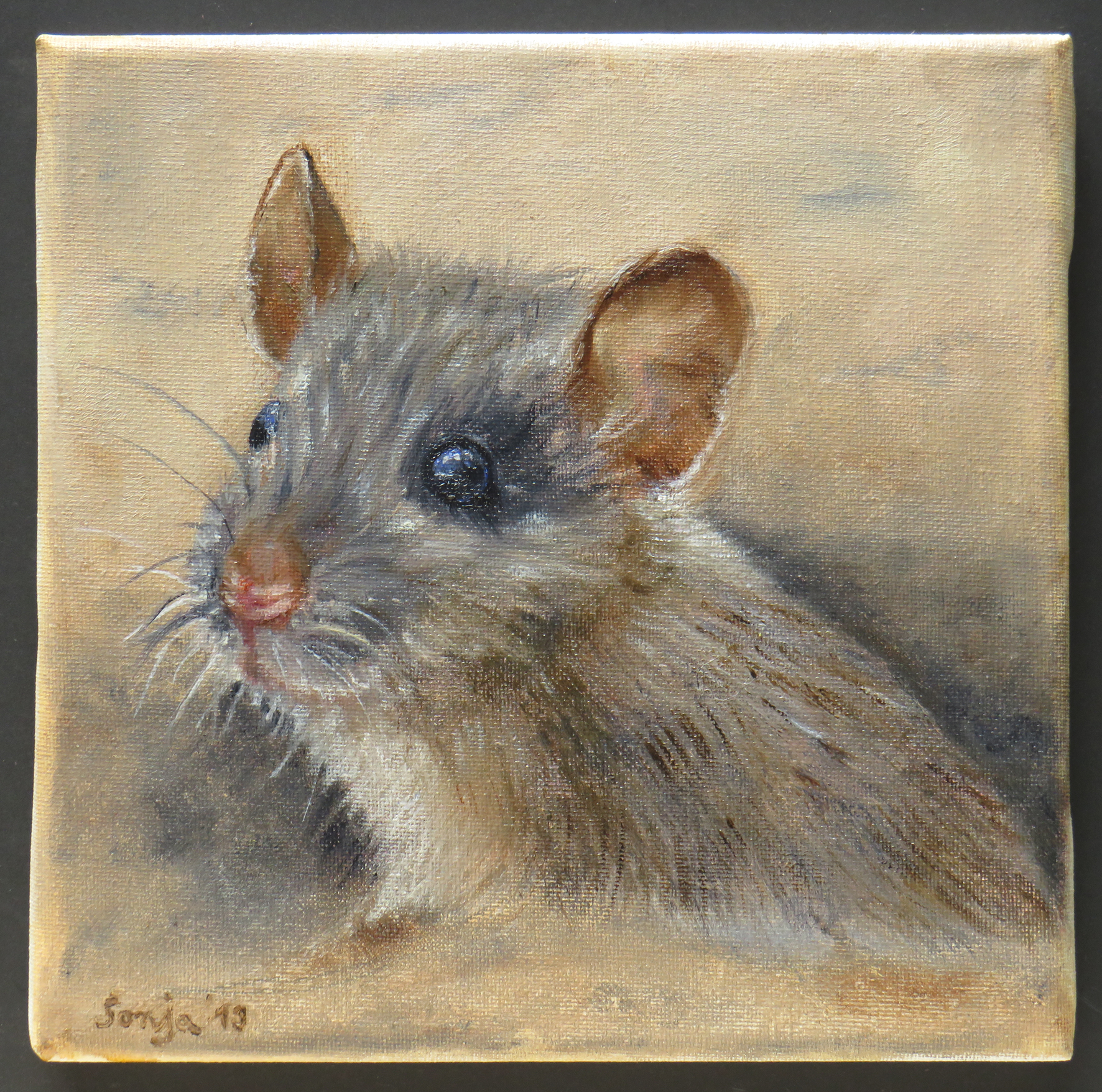 "Jeepy", Öl auf Leinwand, 20 x 20cm *