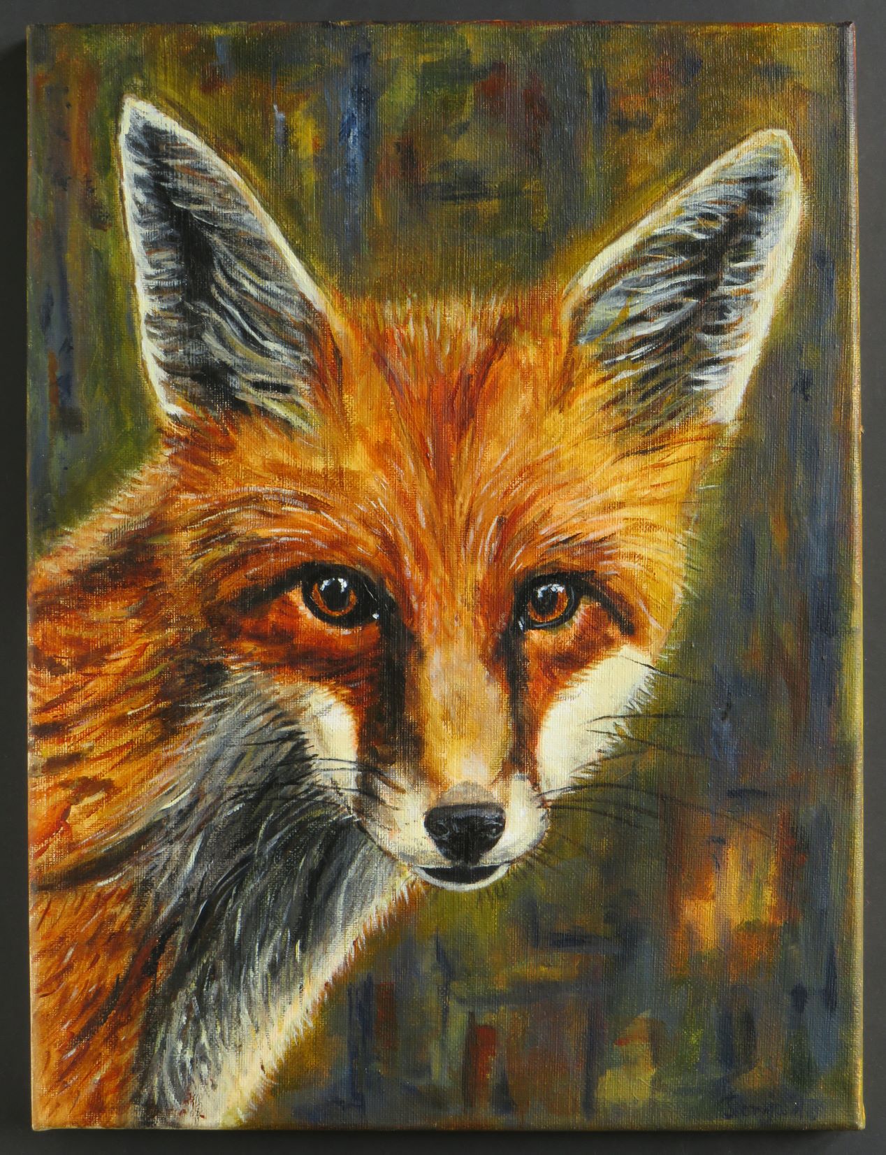 "Reineke Fuchs", Acryl auf Leinwand, 30 x 40 cm *
