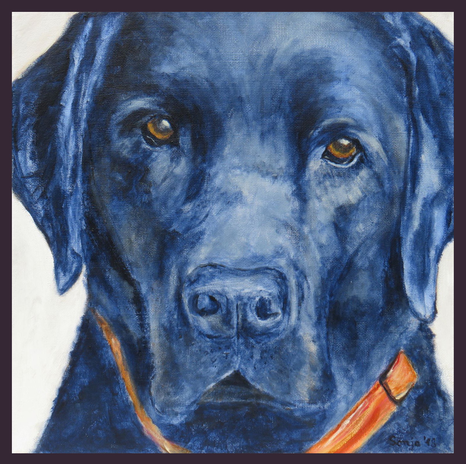 "Cora", Acryl auf Leinwand, 30 x 30cm *