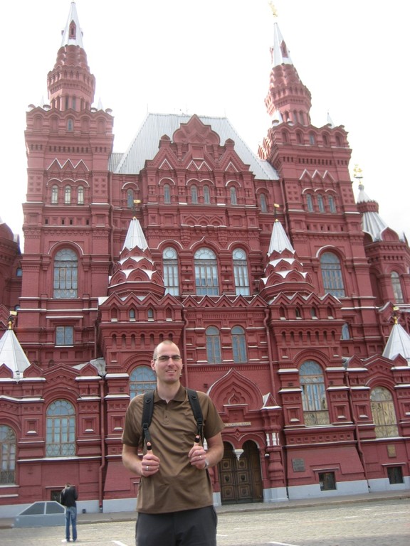 Auf dem Roten Platz in Moskau