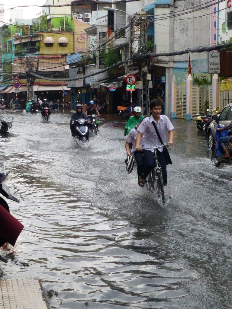 Saigons alltäglicher Regenwahnsinn