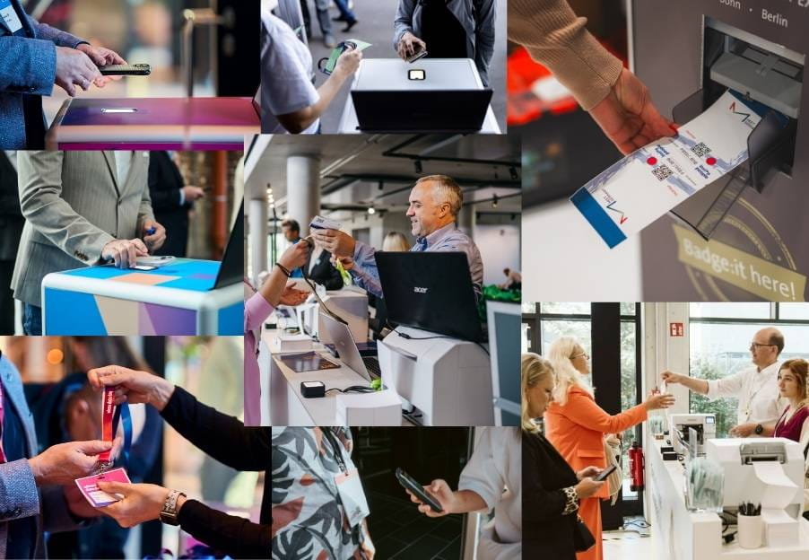 Eine Bildcollage mit verschiedenen Einlassszenarien.