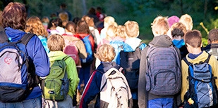 Kinder im Wald