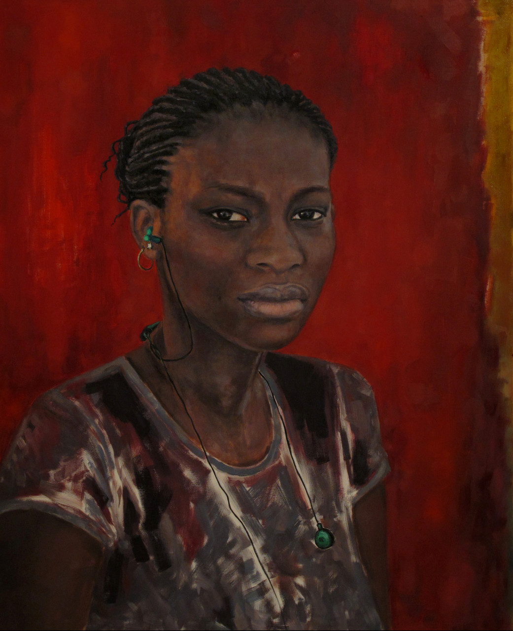 elle, Öl auf Leinwand, 80x100