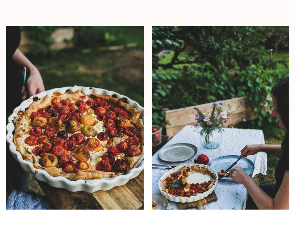 Tomatentarte Blätterteig