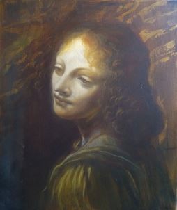 Copie d'Ange de Léonard de Vinci 46x55