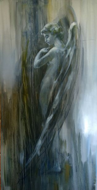 Ange gris 60x100