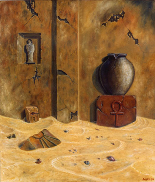 Presencias Espirituales - Oleo 70x60 (2003) - Daniel Dankh