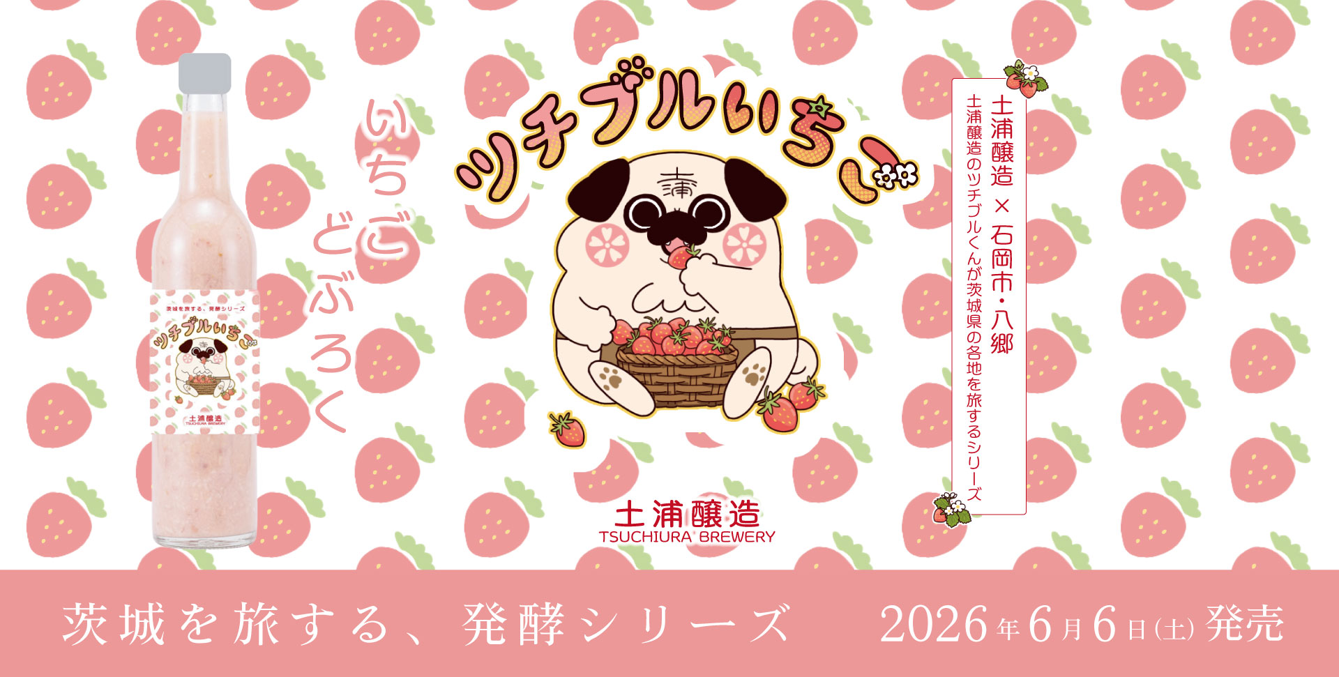 茨城を旅する、発酵シリーズ。第１弾「ツチブルいちご」発売のお知らせ｜発売開始