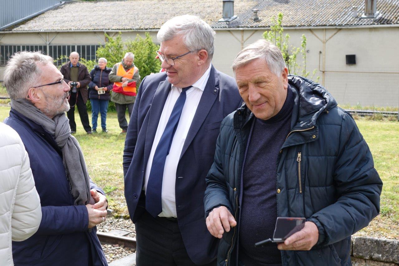 De gauche à droite : Dominique Moyse, Christian Bruyen et Jacques Krabal.