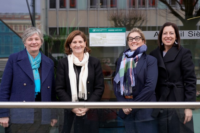 De gauche à droite : Christine Gandon, Laure Lesme-Berthomieux, Séverine Couvreur et Amandine Crépin