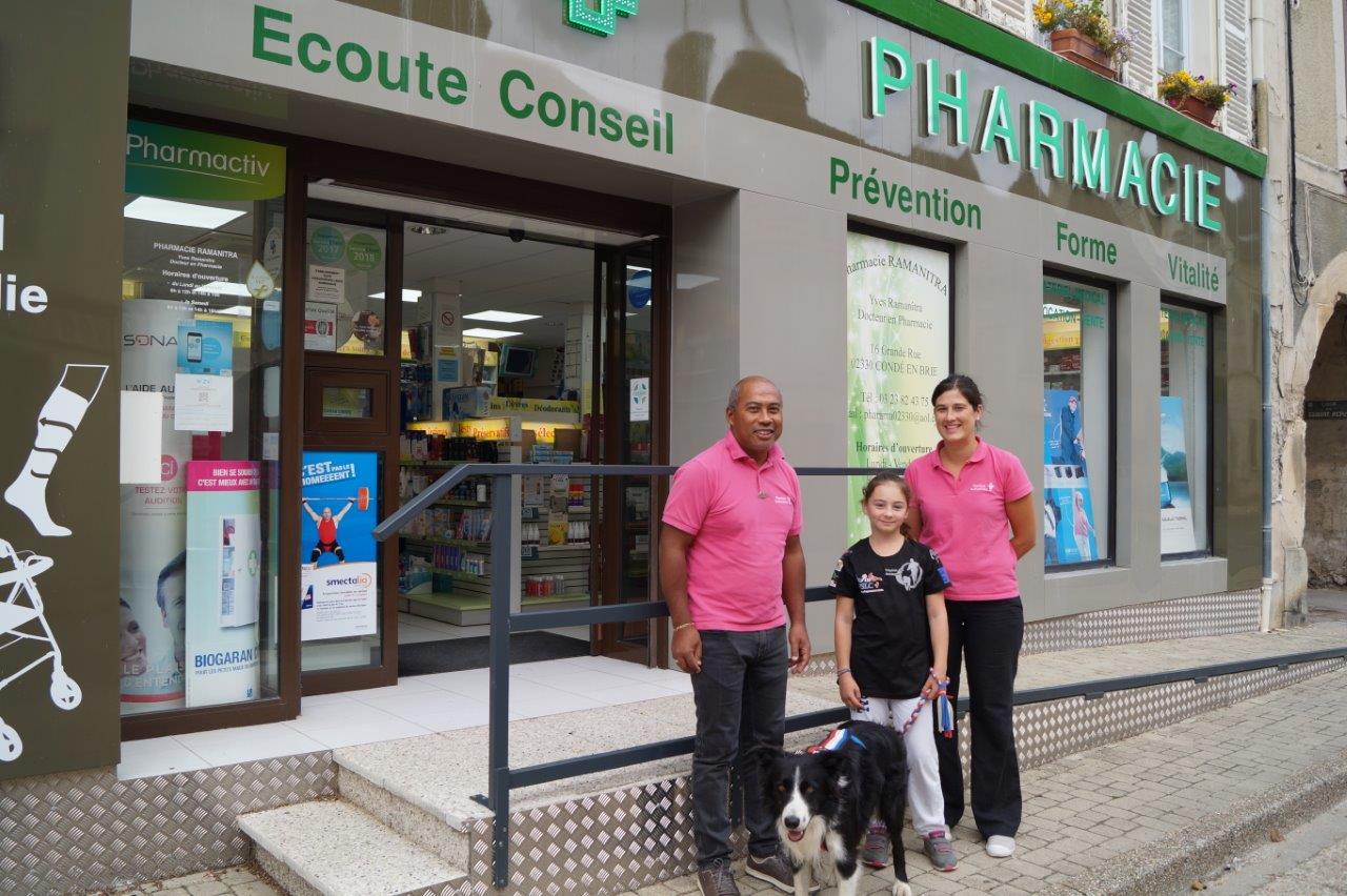 ...la Pharmacie Ramanitra à Condé-en-Brie...