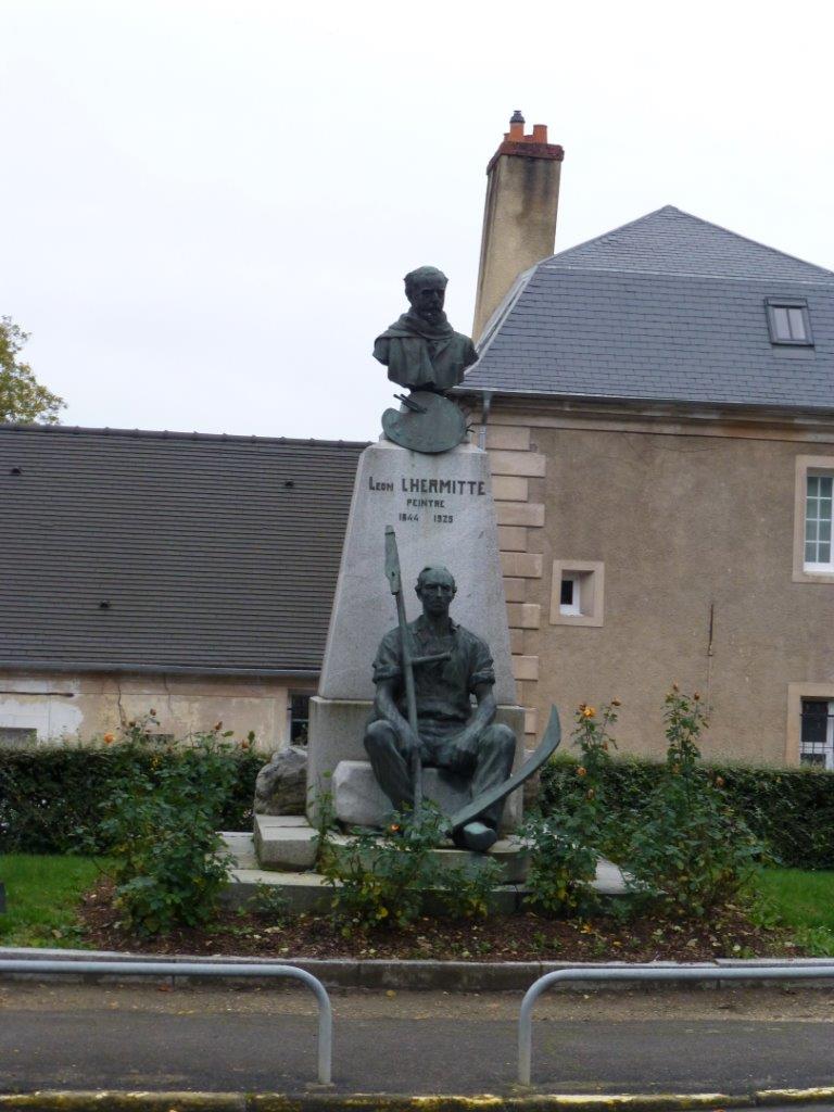 Le peintre Léon Lhermitte figure en bonne place dans le village de Mont-Saint-Père.