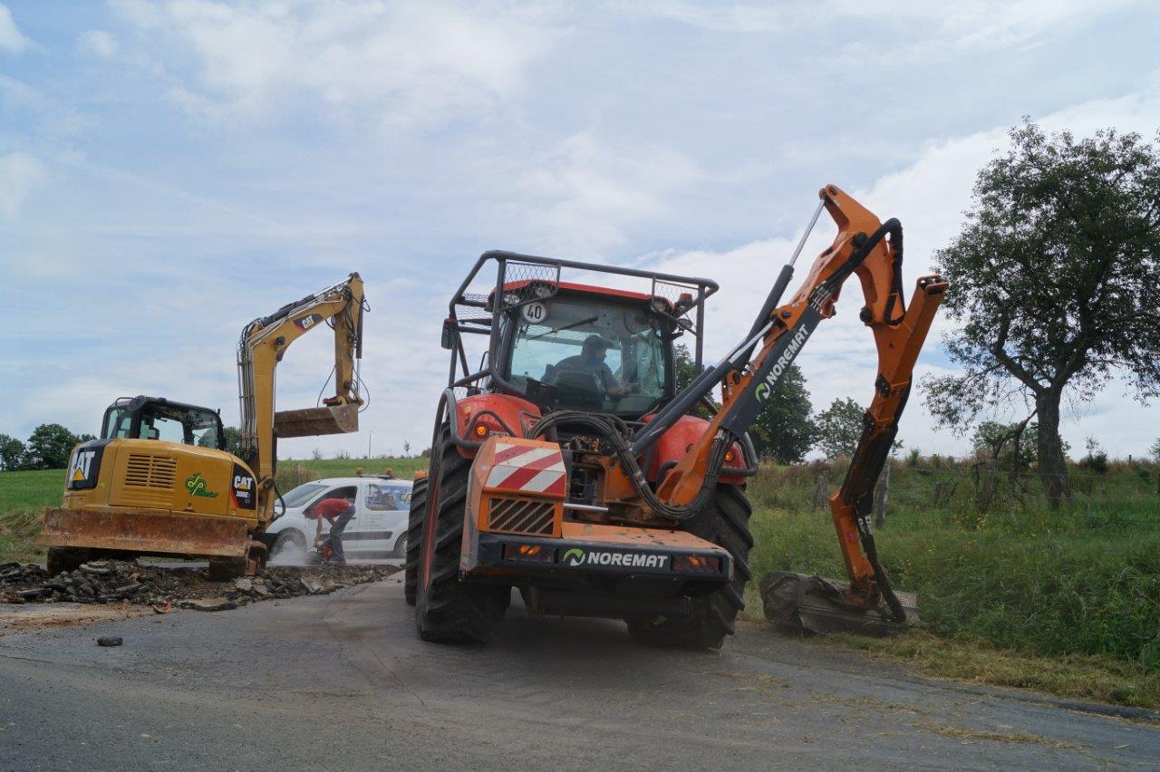 L'Eté est la période des grands travaux...