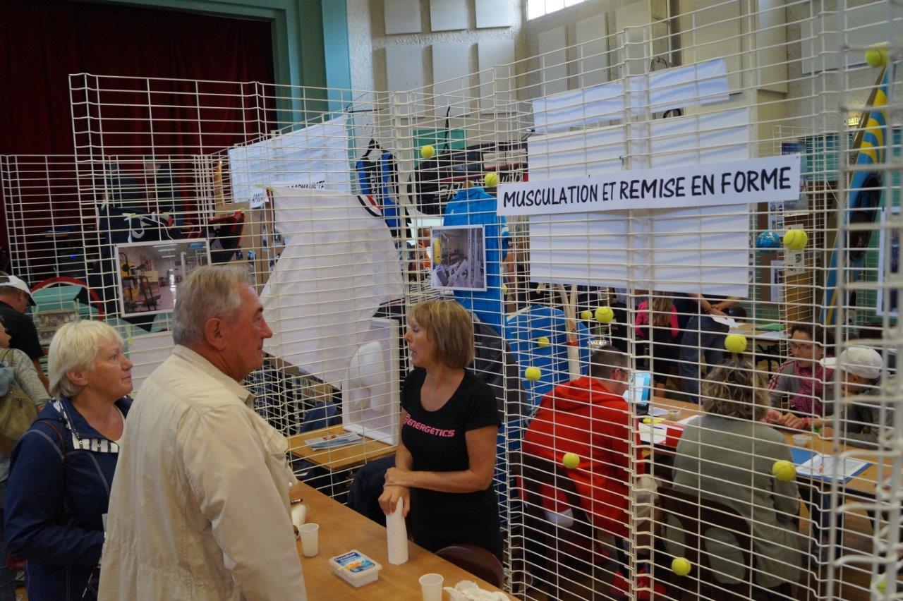 ...au stand Musculation et Remise en Forme...
