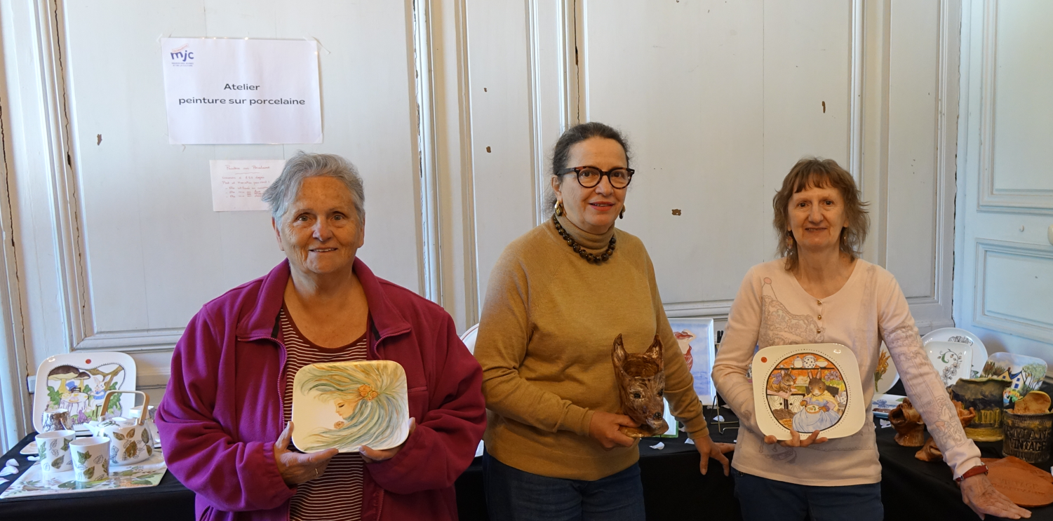 Les adhérents de la MJC de Dormans sont des fidèles du Marché aux fleurs.