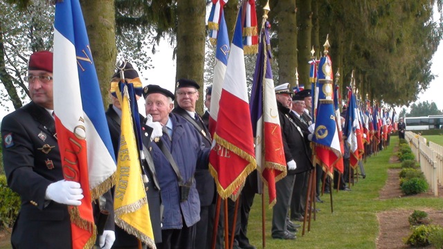 217 porte-drapeaux se sont retrouvés à Cerny-en-Laonnois.