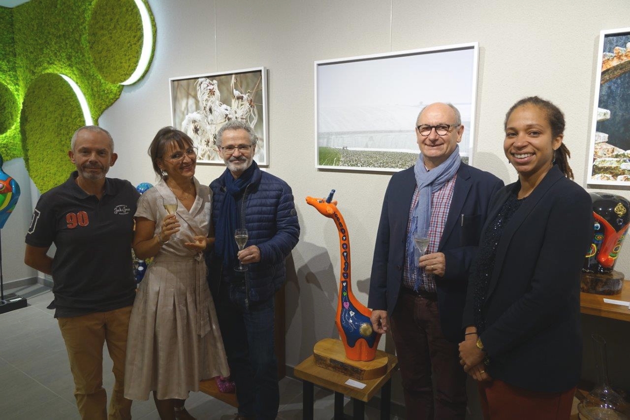 De gauche à droite : Franck Météyer, Anna Météyer, Michel Hirsch, Etienne Haÿ et Natalie William.