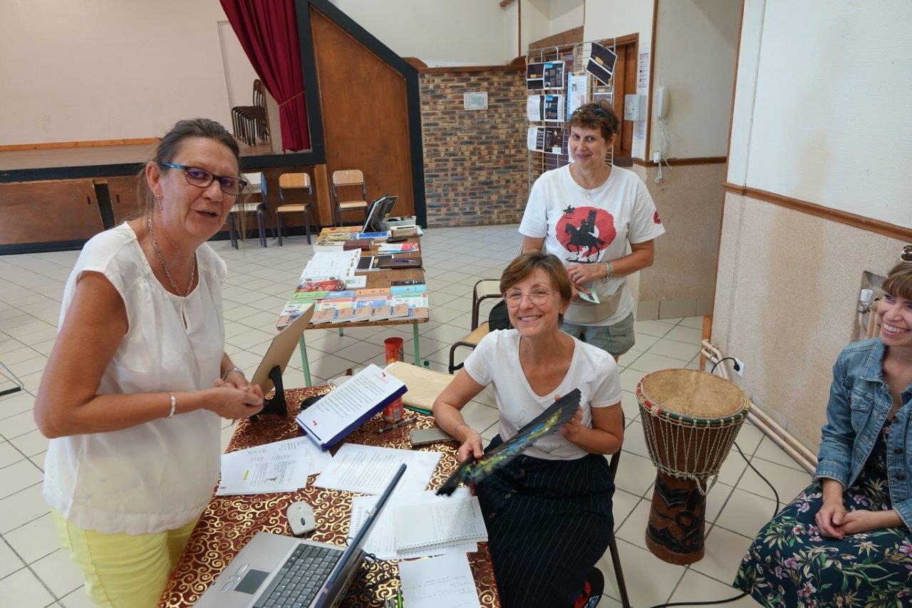 Anne Maricot salue, ici, l'association de Qi-Gong et Tai Chi, L'œil du tigre, de Crézancy.