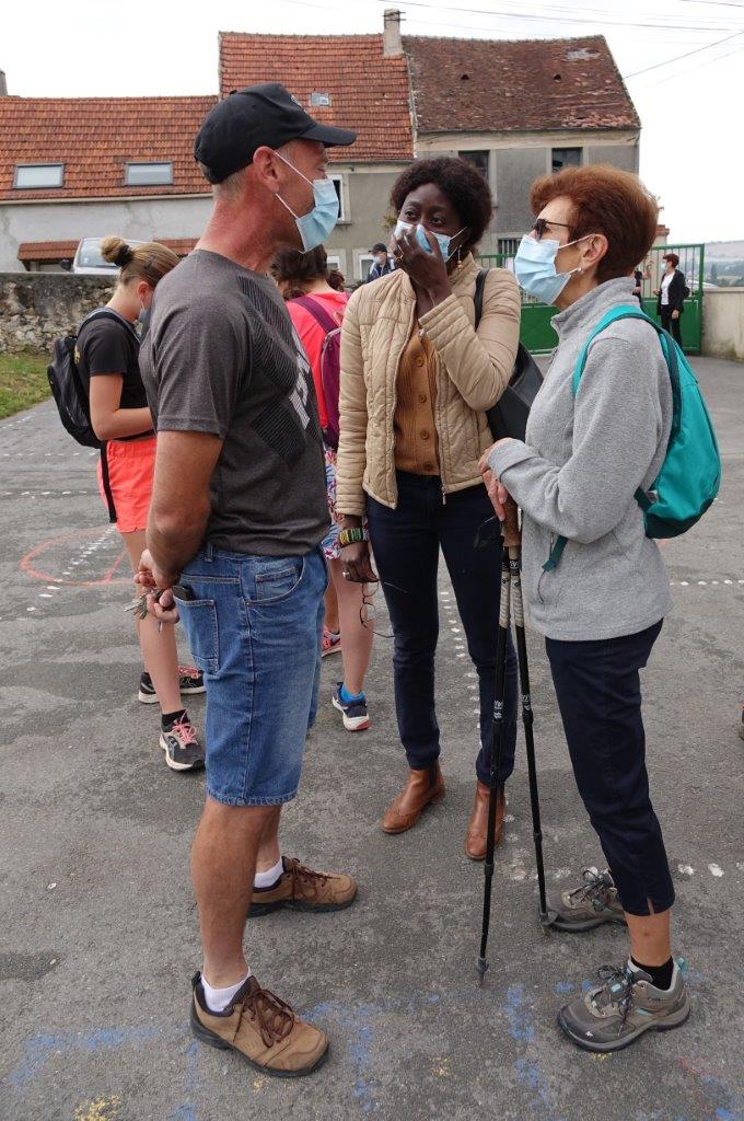 De gauche à droite : Vincent Verot, Fatou Mano et Claudette Rousseau.