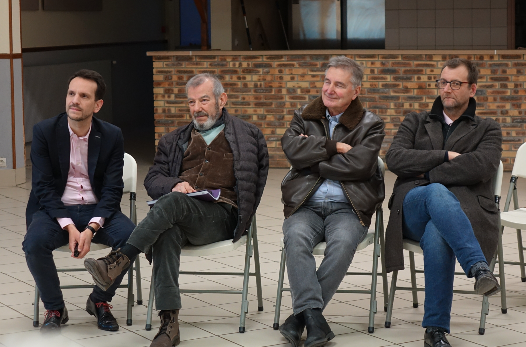 De gauche à droite : Sébastien Eugène, Bruno Lahouati, Jean-François Bouteleux et Nicolas Diédic.