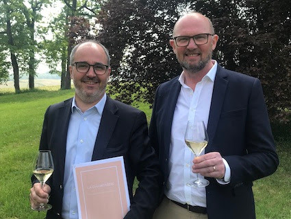 De gauche à droite : Philippe Launois et Franck Hagard co-présidents du SPCVC.