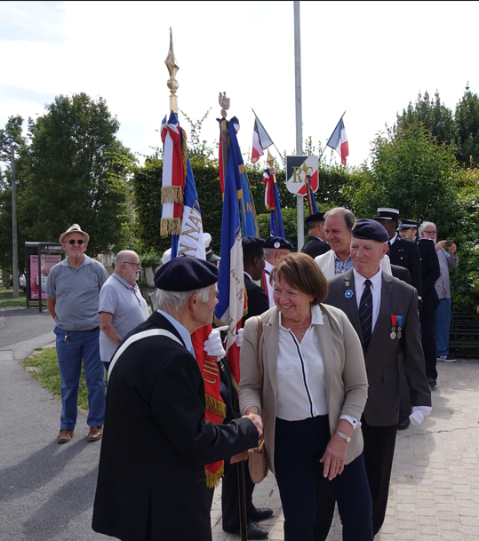 Le Conseil départemental de l'Aisne était également représenté par la vice-présidente Michèle Fuselier.