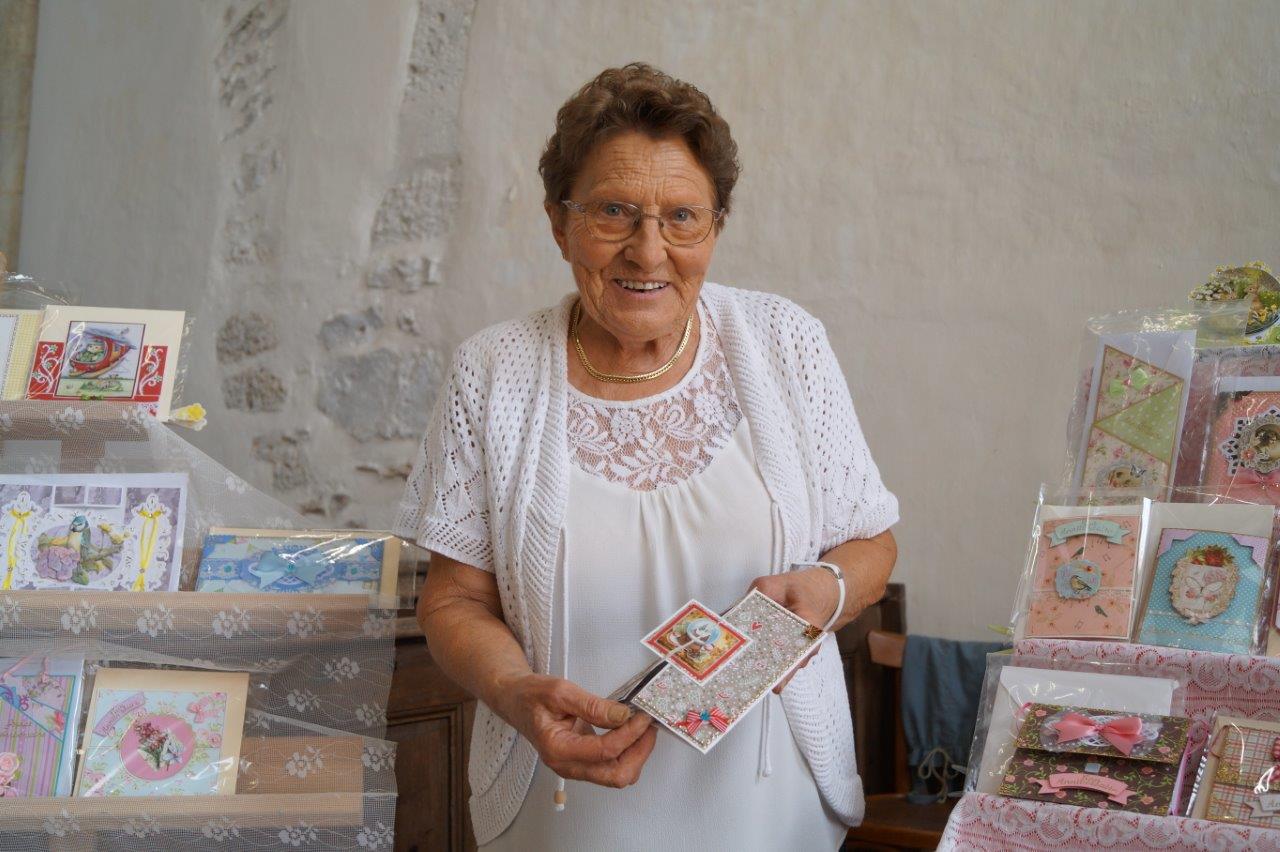 A 84 ans, Henriette Diouy a un talent certain.