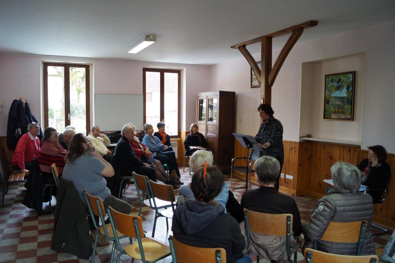 15 participants ont investi la mairie de Saint-Agnan.