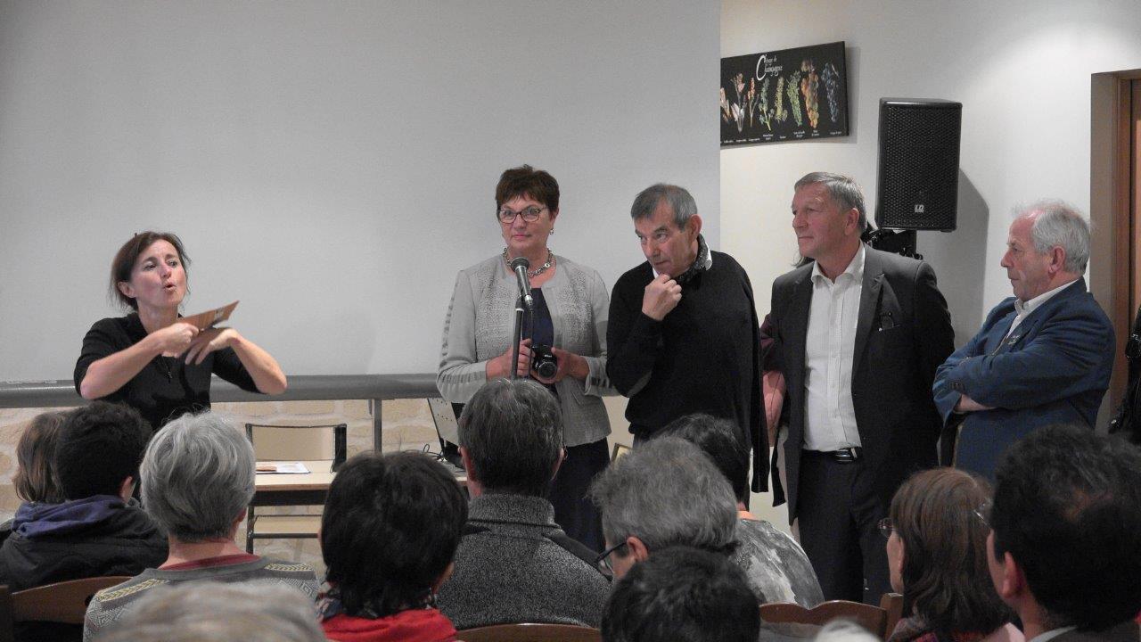 De gauche à Droite : Catherine Tambrun, Jacqueline Picart, Bruno Lahouati, Jacques Krabal et Claude Picart.