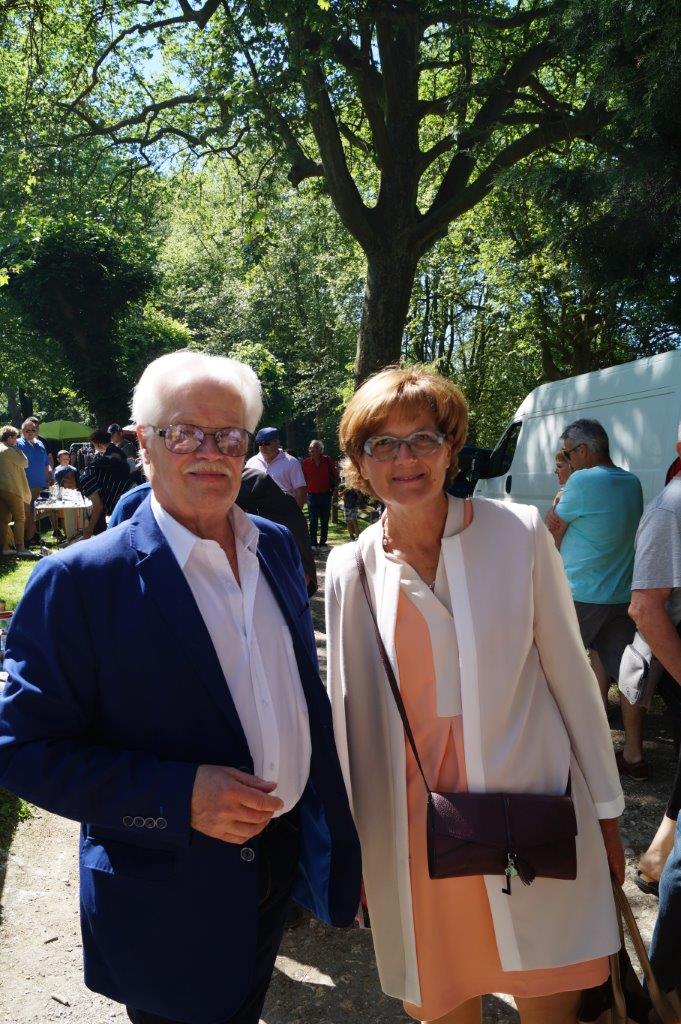De gauche à droite : Gérard Goin et Rachel Paillard.
