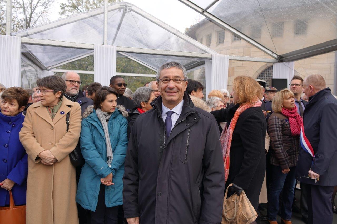 Nicolas Fricoteaux, président du Conseil départemental de l'Aisne, avait été invité à franchir la frontière administrative.