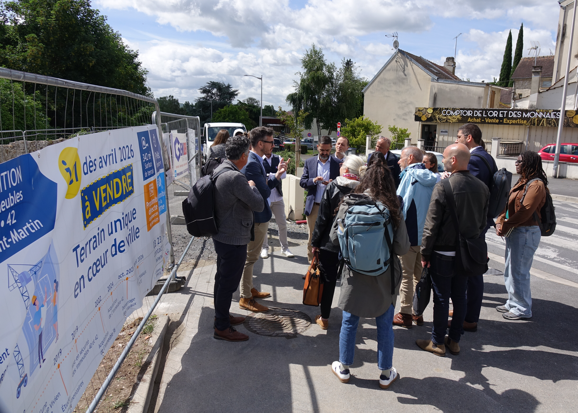 38, 40 et 42 Rue Saint-Martin :Démolition de trois immeubles sous arrêtés de mise en sécurité.