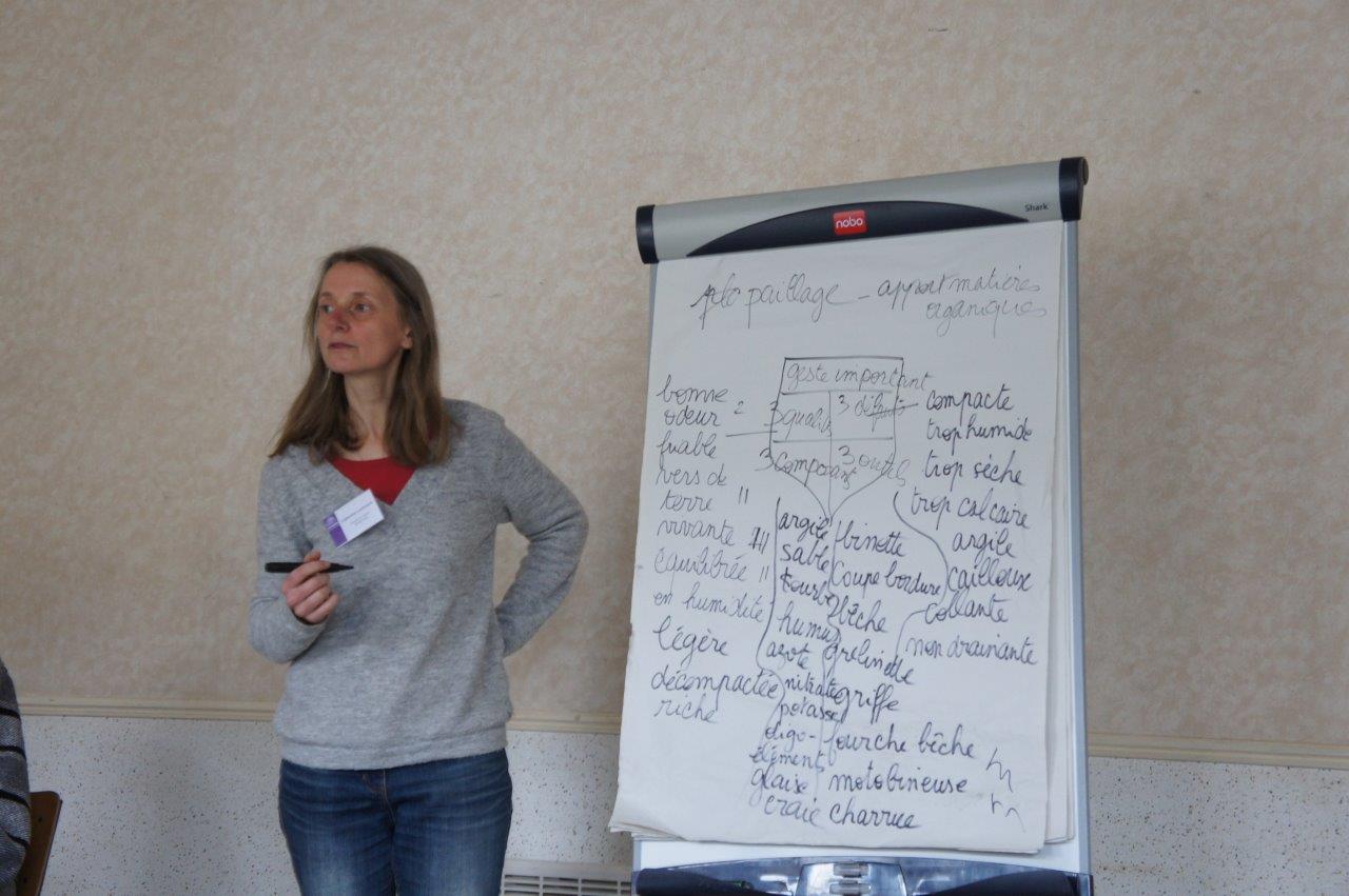 Au paperboard : Catherine Lawnizack de l'association Picardie Nature.