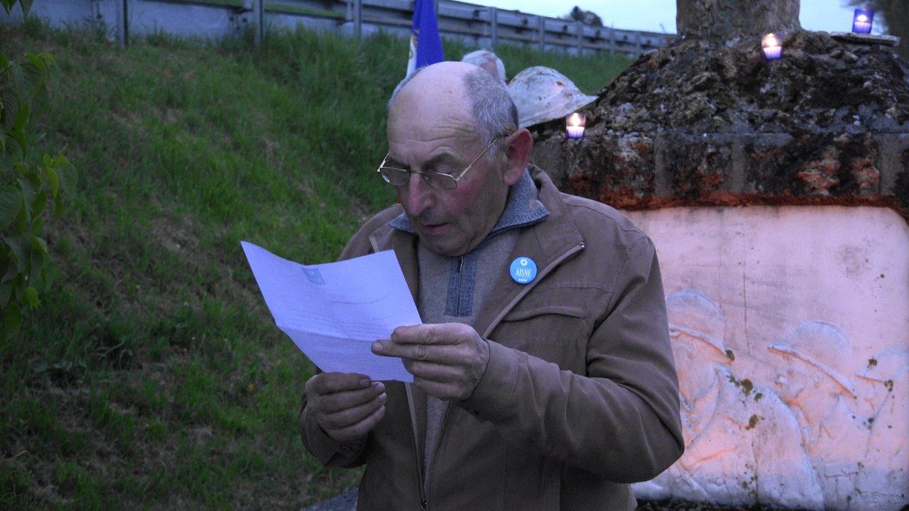 Lecture témoignage du Poilu Maurice Drans.