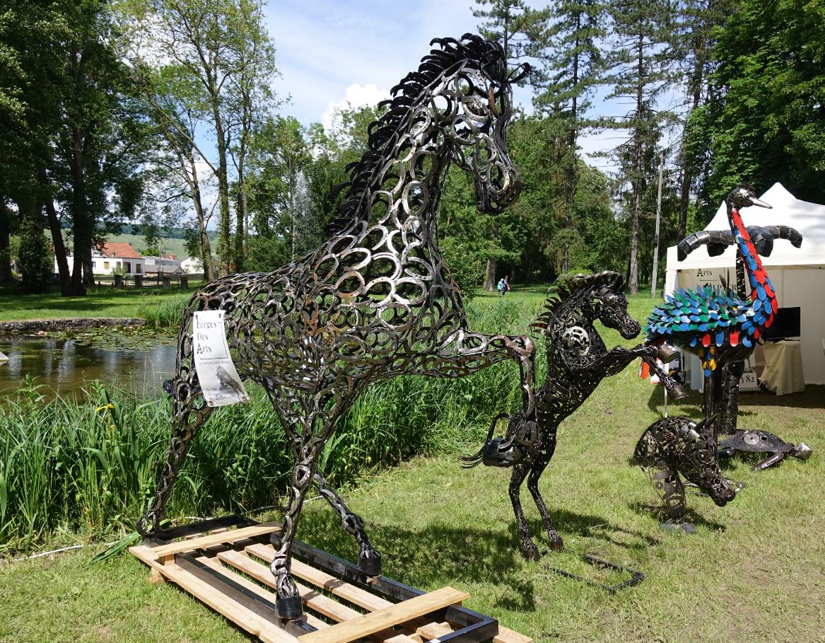 Le savoir-faire est partout dans le parc du Château.