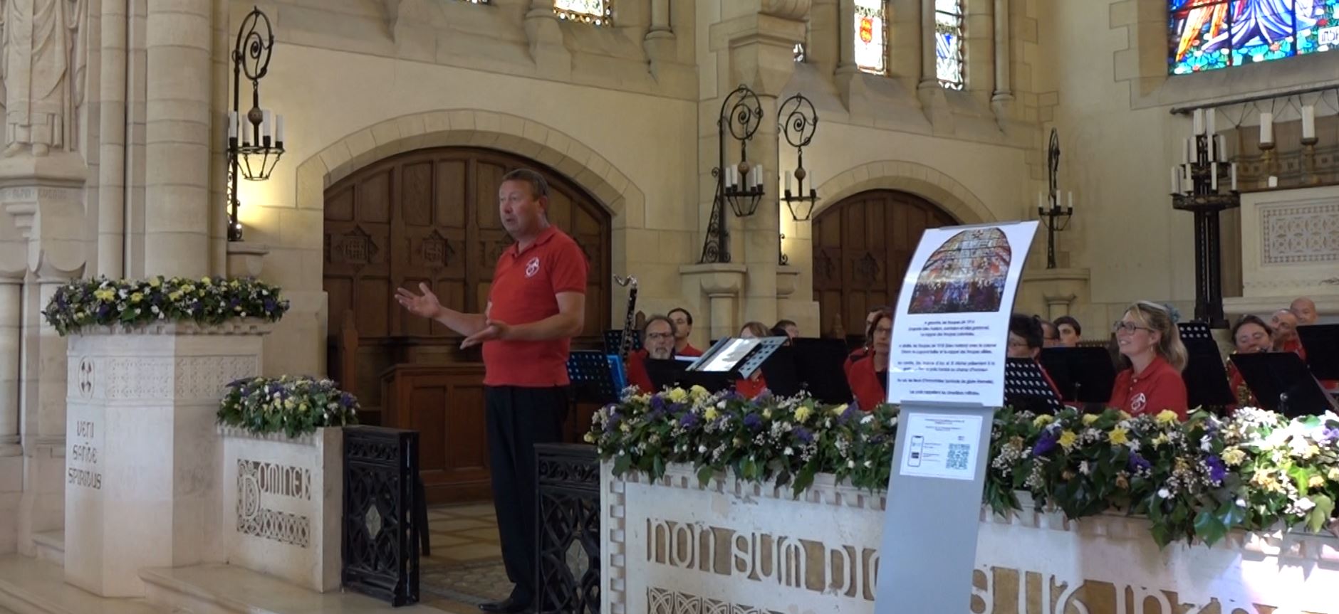 Le directeur de la Musique municipale de Dormans Grégory Veignie.