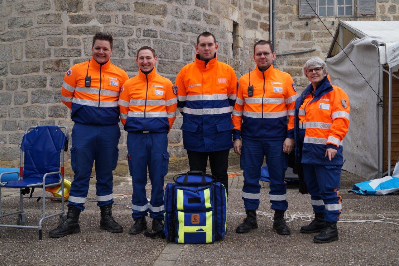 Les secouristes de la Protection civile de la Marne (antenne de Châlons-en-Champagne) ont soigné quelques bobos.