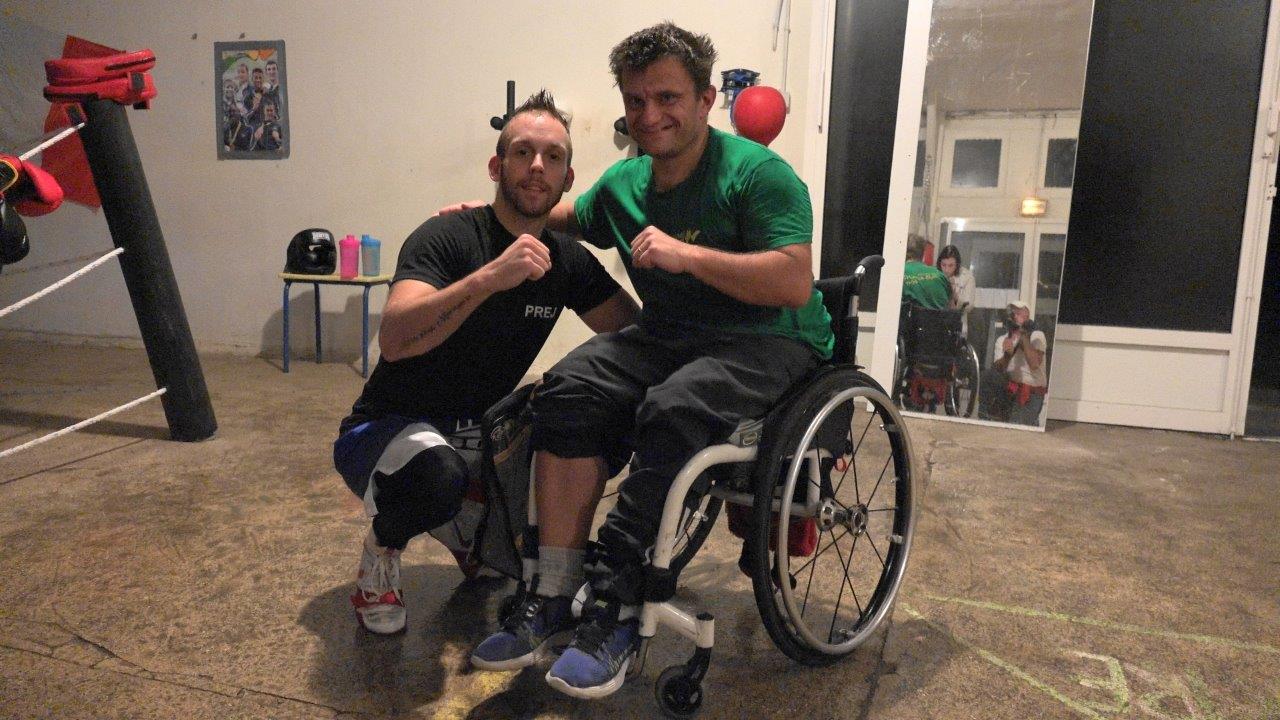 De gauche à droite : Jérôme Delparte et David Avram.