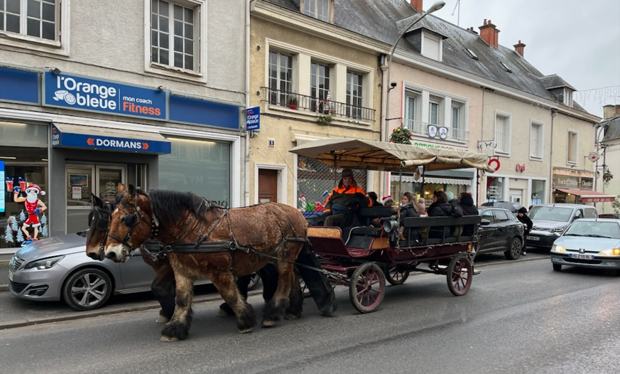 offerte par la Ville, la balade en char à bancs est le p'tit truc en plus...