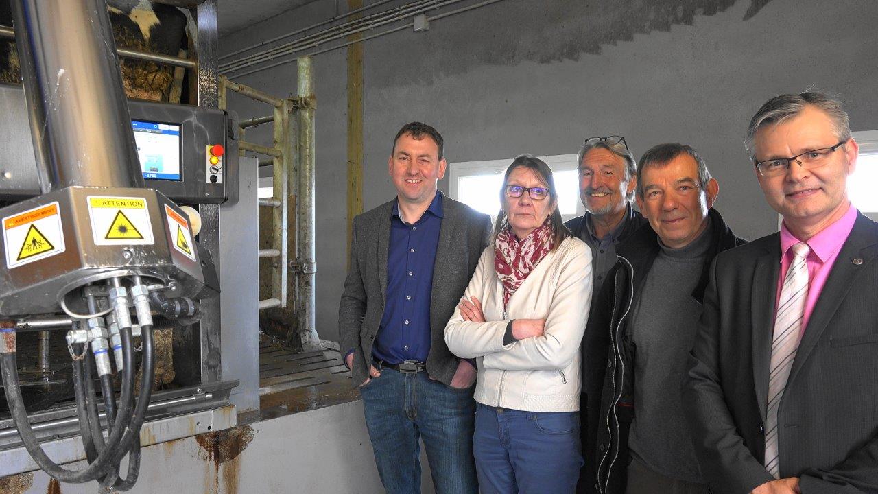 De gauche à droite : Olivier Picart, Anne Maricot, Pierre Troublé, Bruno Lahouati et Ronan Léaustic.