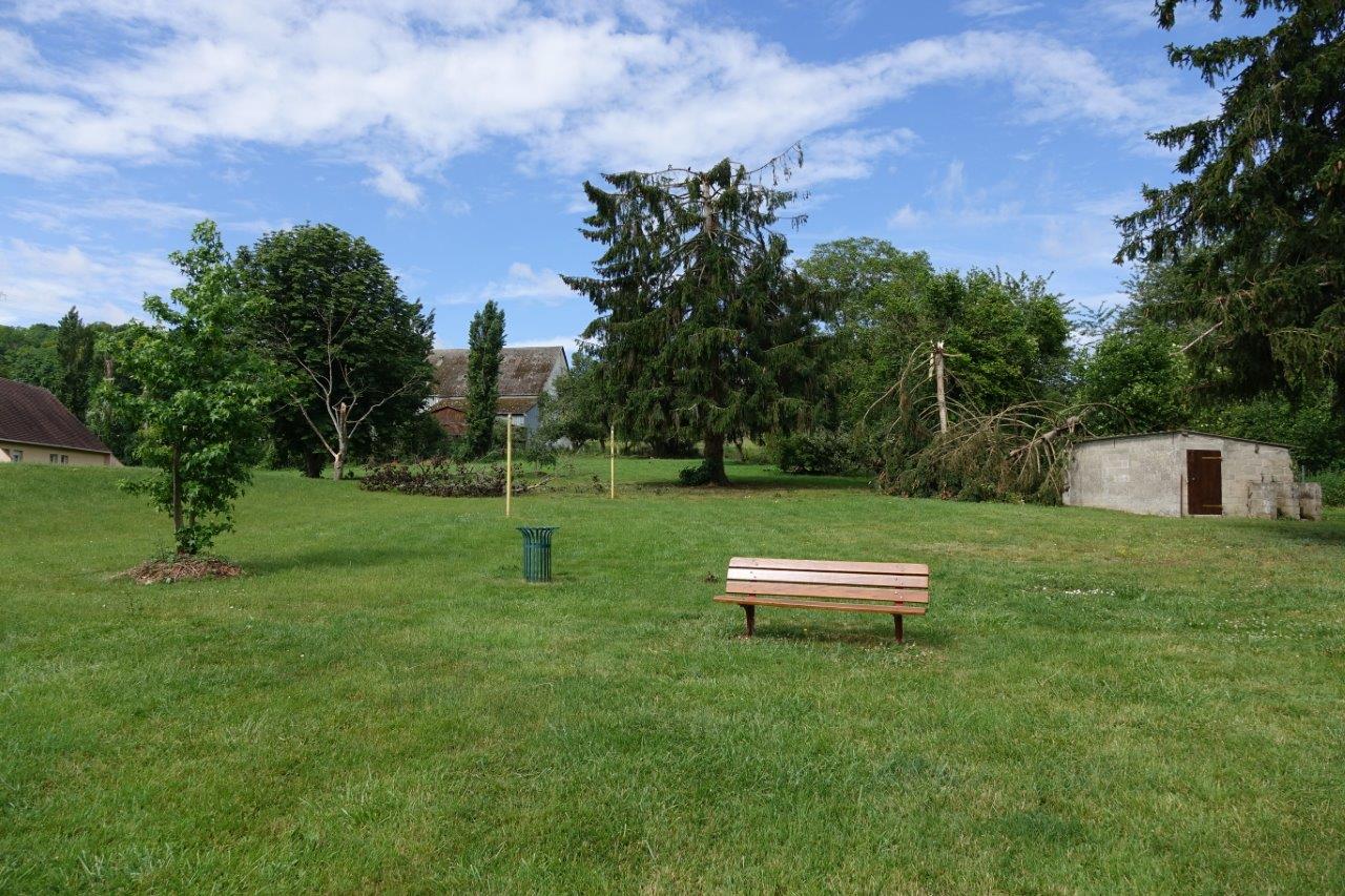 Le parc arboré de la mairie du bourg centre de Condé-en-Brie a désormais mauvaise mine.