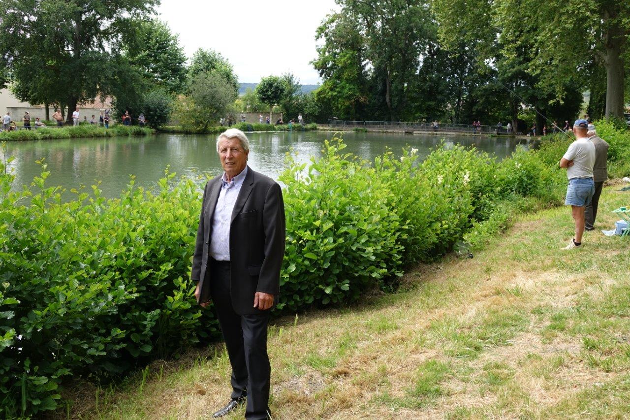 Denis Van Gysel, président de l'association de pêche La Vandoise, a supervisé comme à l'habitude la pêche républicaine du 14 juillet...