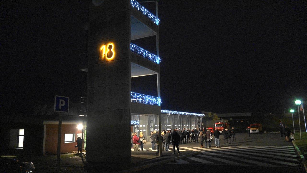 Une belle déco de Noël pour sainte Barbe.
