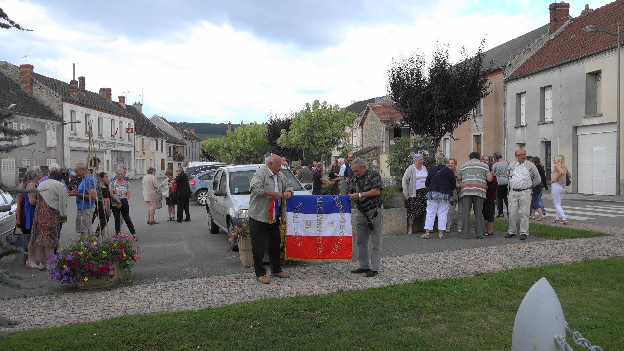 La section des Anciens Combattants de Trélou-sur-Marne était présente à la cérémonie du 14 juillet.