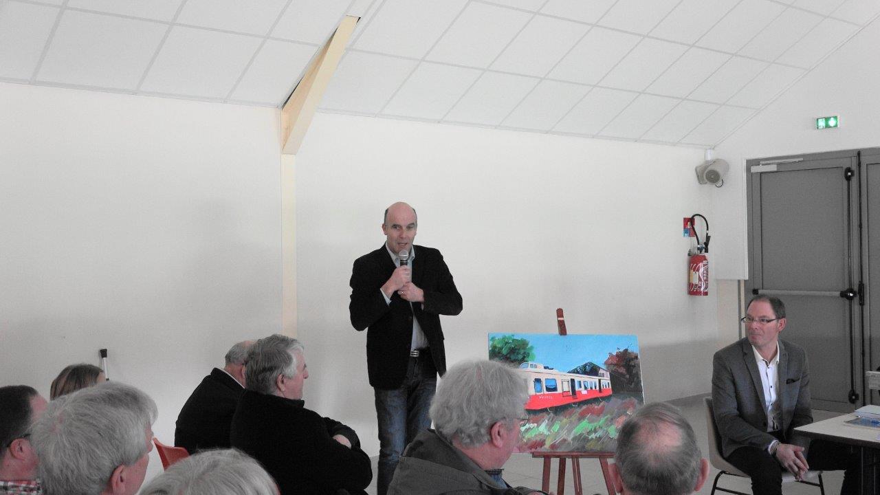 Etienne Dhuicq, maire de Montmirail, est avec Eric Assier, maire de Condé-en-Brie, un fervent défenseur de l'association TFBCO.