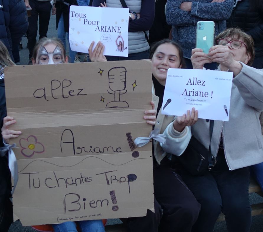 De Château-Thierry, la jeune Ariane, 12 ans, fait un carton devant un public enthousiaste...